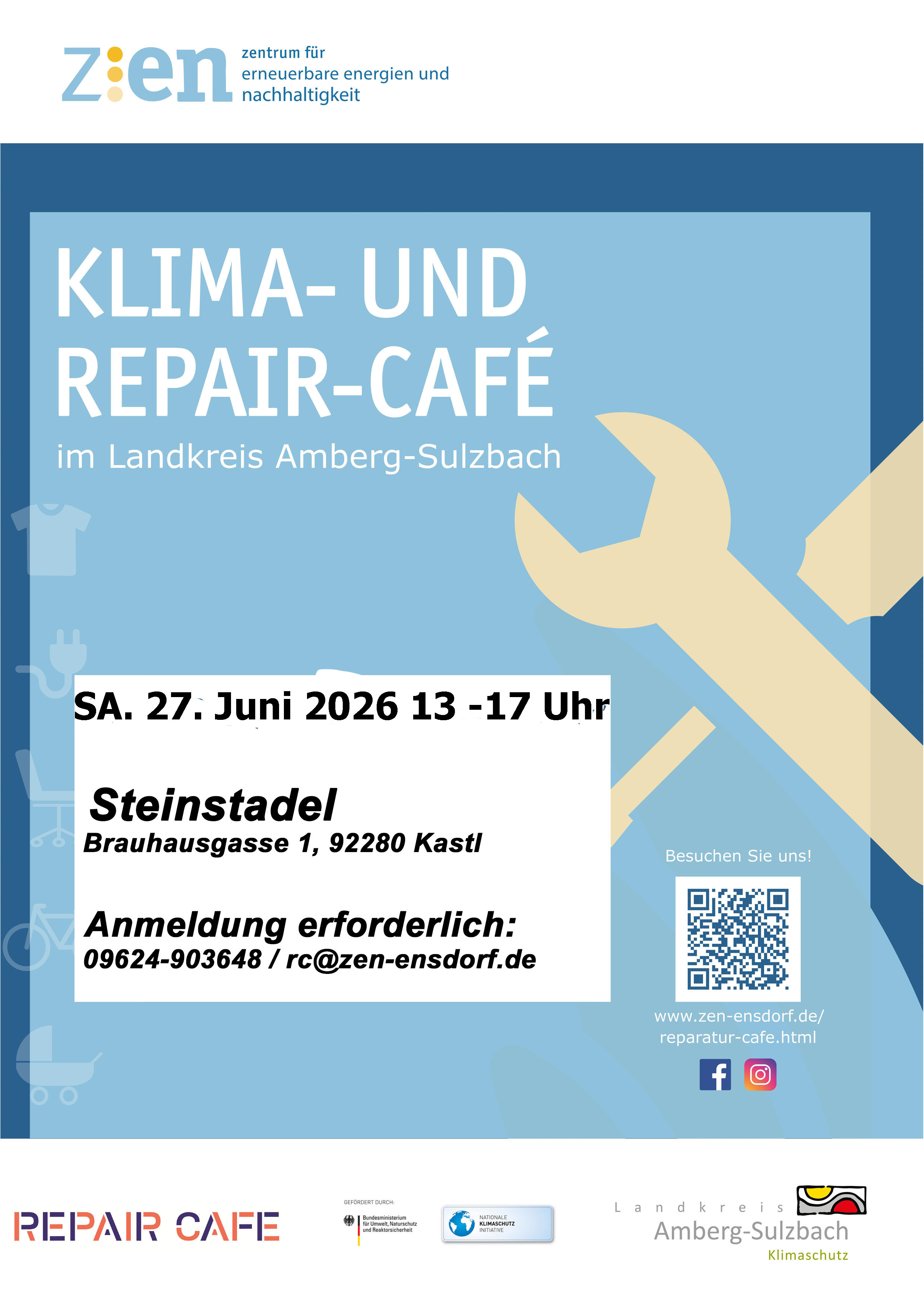 18.06.2026 - Repaircaf� im Steinstadel am Sa. 27. Juni 2026