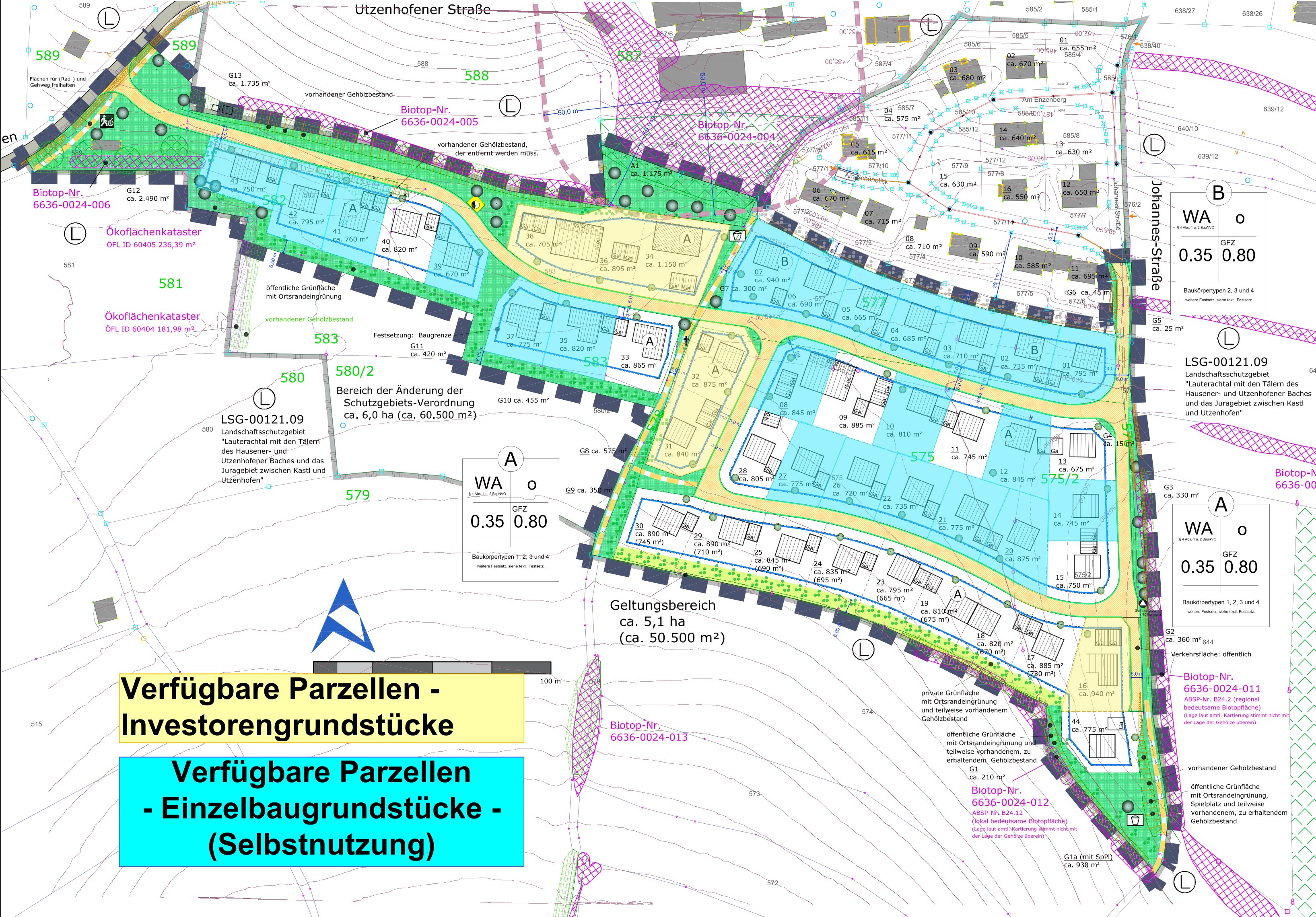 Baugebiet Kastl S�d II - Vergabe von Investorengrundst�cken