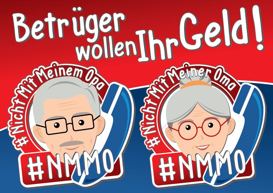 27.12.2022 - Präventionskampagne Callcenterbetrug #NMMO der Oberpfälzer Polizei